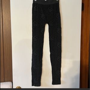 Nikibiki Lace Looking Black Leggings